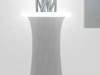 Modern lamp design 3D model