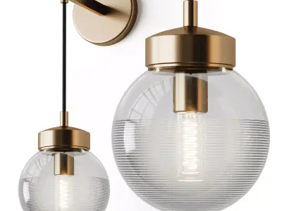 Globe Wall Sconce 3D model