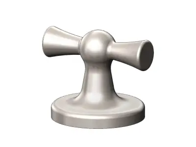 Mini set of shipyard bollards 3D print model