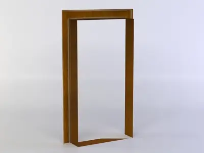 Door frame Low-poly 3D model get
