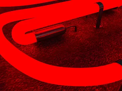 Club Neon Sign Low-poly 3D model