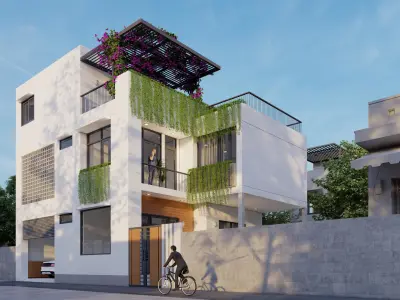 MODERN HOUSE MINIMAL STYLE DESIGN 3D model