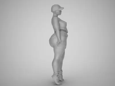 Street Girl 3D print model