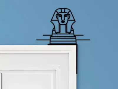 Door Corner Decor 3D print model 3