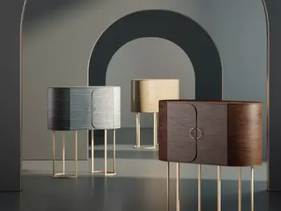 Furniture Console 001 3D model