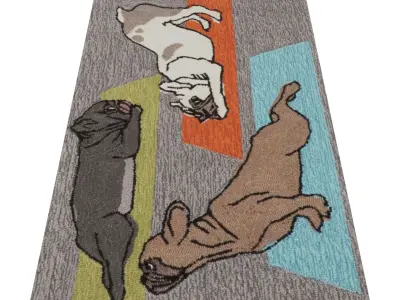 Rug Set 935 3D model