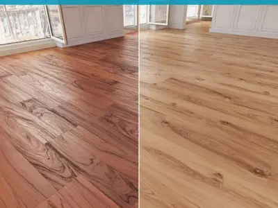 Wooden floor 29 WITHOUT PLUGINS 3D model