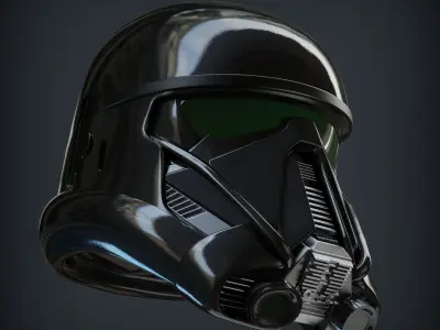 DEATH TROOPER Helmet 1to1 scale 3D print model