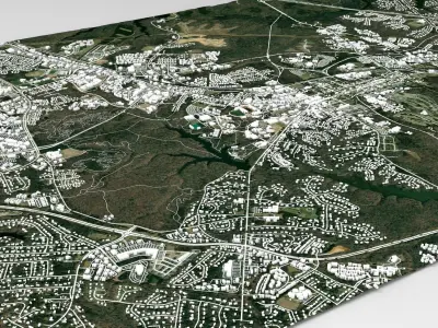 Cityscape Williamsburg USA  3D model