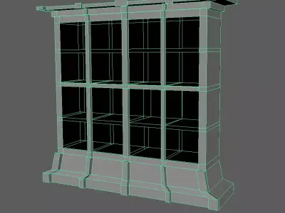 Book Shelf Free 3D model