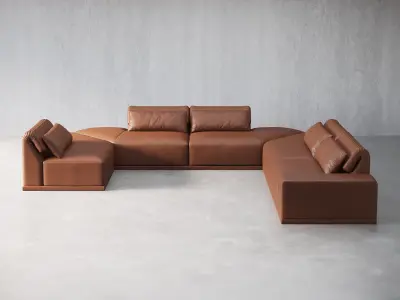 Grand Angle 12b Sofa Composition 3D model