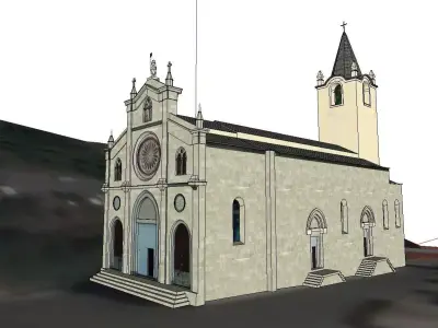 Architecture-Religion-God-Culture-Temple-0127 church 3D model