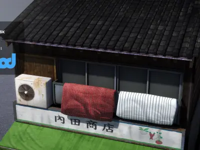 Japanese Store 0036 3D model