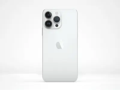 iPhone 14 Pro Max Silver 3D model