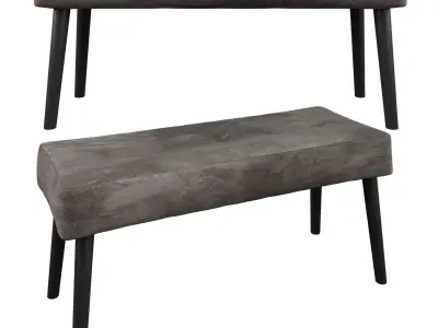 bench Glory 3D model
