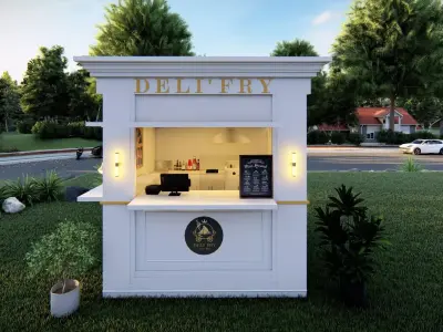 KIOSK DESIGN  3D model