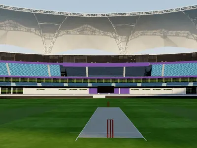 Dubai International Cricket Stadium - UAE 3D model