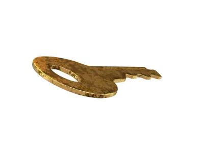 Key V1 004 Low-poly 3D model