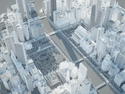 Versatile City g - 01 3D model