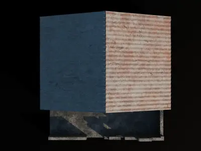 Old House 01 Low-poly 3D model