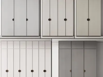 231 cabinet furniture 08 modular wardrobe cupboard 04 3D model