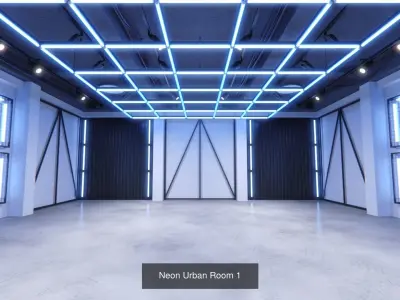 Neon Urban Rooms - 3 Pack
