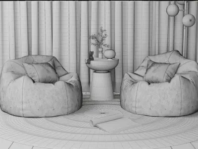 sofa-10 3D model