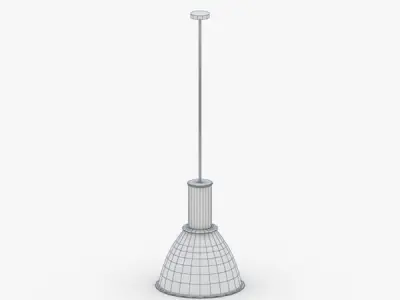 1504 - Hanging Lamp Low-poly 3D model