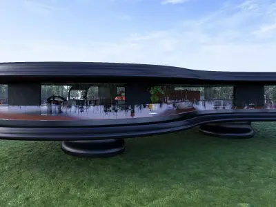 FuturisticHouse 3D model