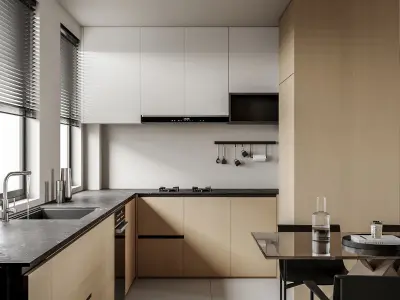 apartment interior scenes     3D model 18