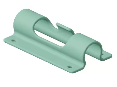 Plastic Door Latch Bracket Toy 3D model