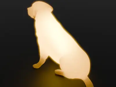 Golden Retriever Indirect Lighting 3D model