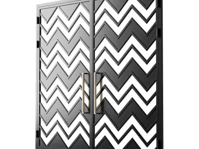 Gate black loft 06 3D model