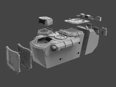 Armored Might MRHV Complete Kit 3D print model
