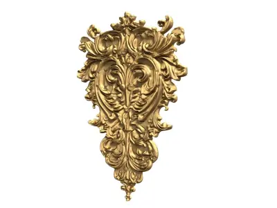 Classic carved decor ornament 477  3D print model purchase