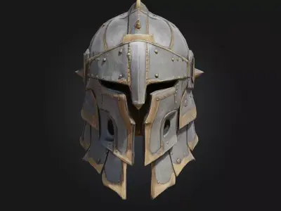 3D Model of a Mighty Protectors Helm 3D model