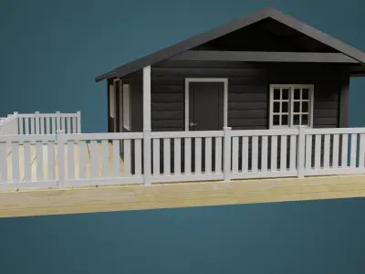  scandinavian house 3D model