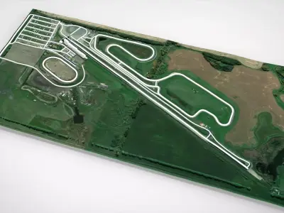 RAD Torque Raceway Edmonton Canada 3D model