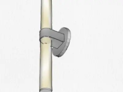 Rigdon Double Tube Wall Sconce 3D model