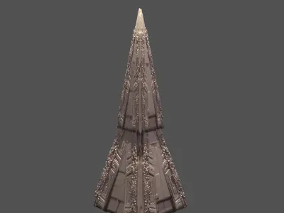 Coelestis Underworld pyramid  3D model
