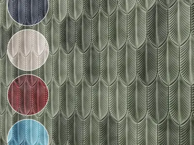 Calathea tiles 3D model