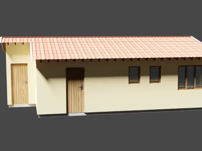 South African house number 9 v2 3D model