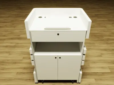 Lectern Podium 3D model