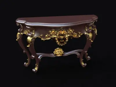 dressing table home furniture 3D model