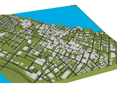 Downtown Portland Maine 3D model