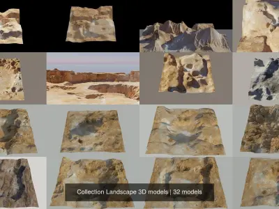 Collection Landscape 3D models 3D Model Pack