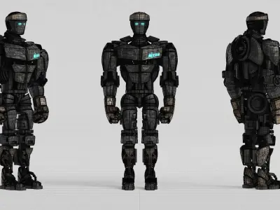 Atom Real Steel 3D model