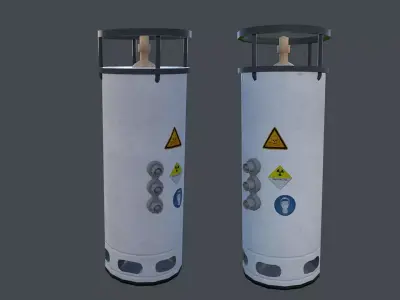 Lab Container Low-poly 3D model
