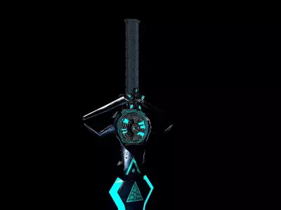 Frozen Arc Low-poly 3D model