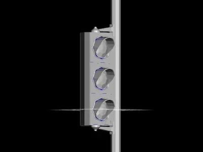 Traffic Light Free low-poly 3D model